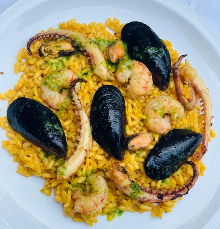 Paella de Mariscos pelados