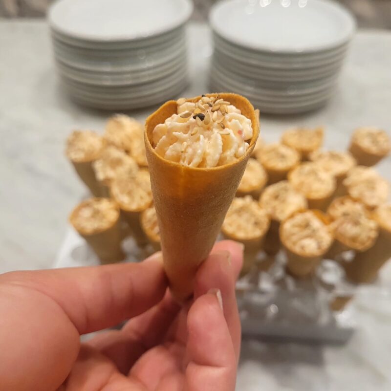 Mini Cucuruchos de Cangrejo