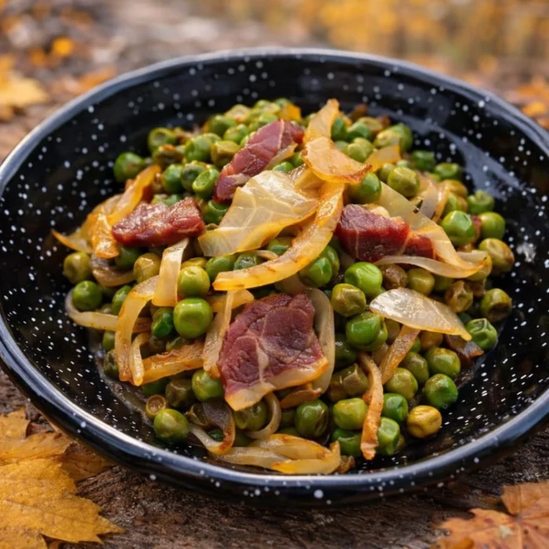 Guisantes con Jamón Iberico