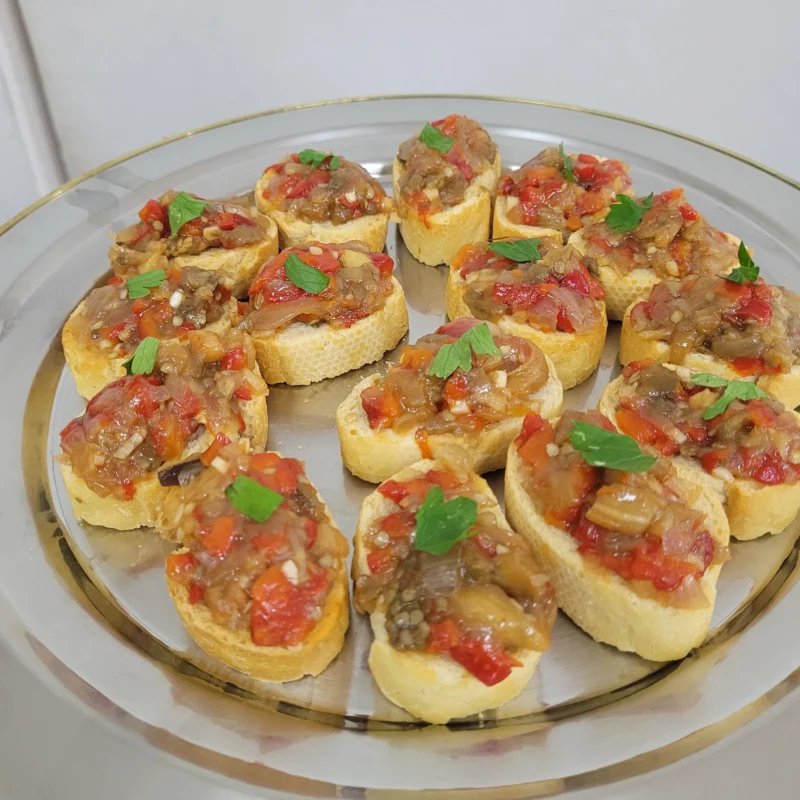 Escalivada de verduras