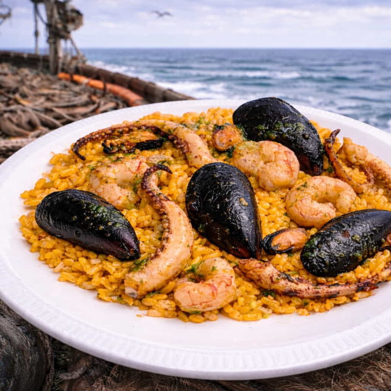 Paella de Mariscos pelados